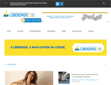 Tablet Screenshot of liberdade.com.br